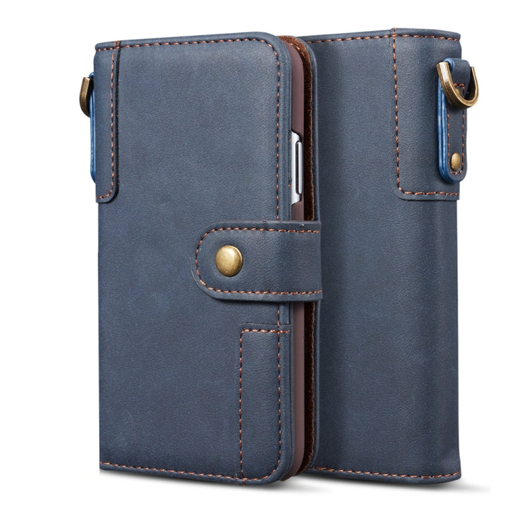 For Huawei P40 Retro Cowhide Texture Horizontal Leather Case with Card Slots & Wallet & Holder & Lanyard & Hand Strap