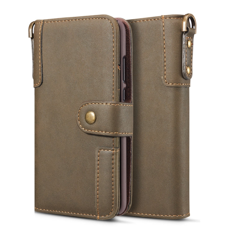 For Samsung Galaxy S21+ 5G Retro Cowhide Texture Horizontal Leather Case with Card Slots & Wallet & Holder & Lanyard & Hand Strap