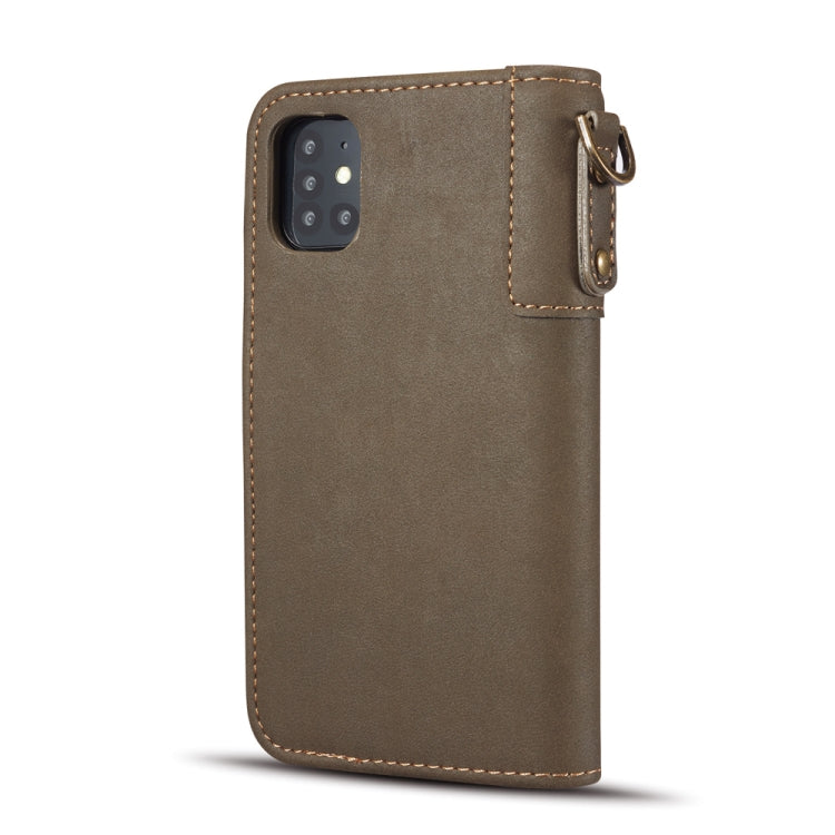For Samsung Galaxy S21 Ultra 5G Retro Cowhide Texture Horizontal Leather Case with Card Slots & Wallet & Holder & Lanyard & Hand Strap