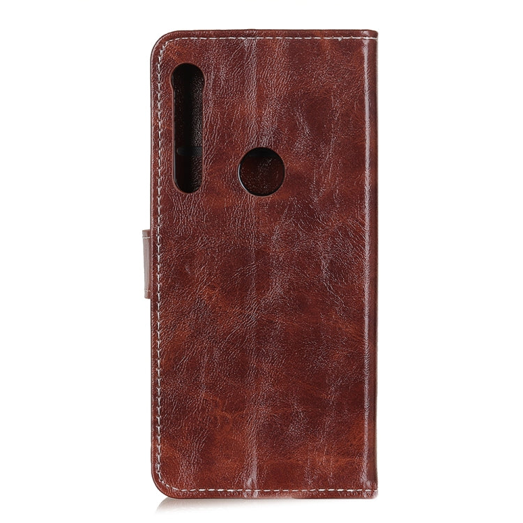 For Motorola One Macro / G8 Play Retro Crazy Horse Texture Horizontal Flip Leather Case with Holder & Card Slots & Photo Frame & Wallet