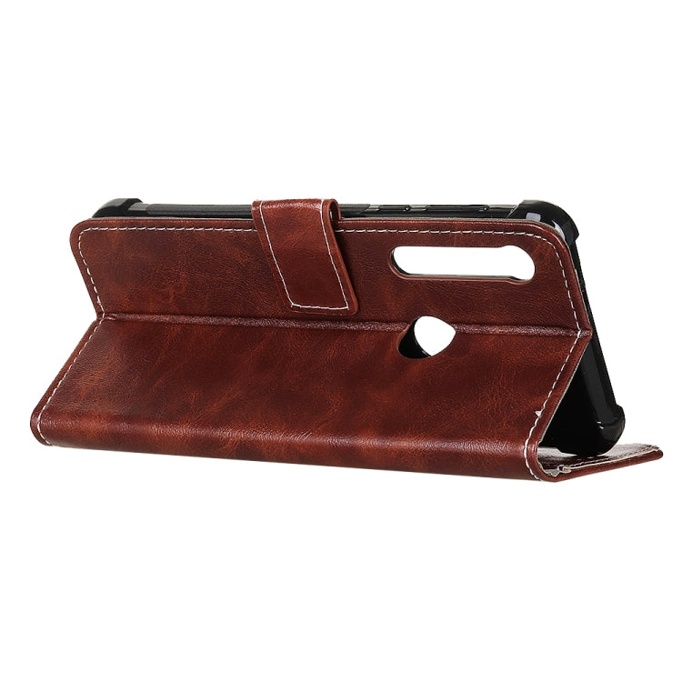 For Motorola One Macro / G8 Play Retro Crazy Horse Texture Horizontal Flip Leather Case with Holder & Card Slots & Photo Frame & Wallet
