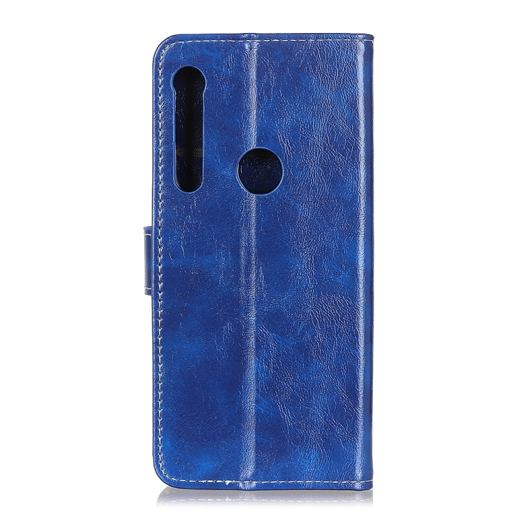 For Motorola One Macro / G8 Play Retro Crazy Horse Texture Horizontal Flip Leather Case with Holder & Card Slots & Photo Frame & Wallet