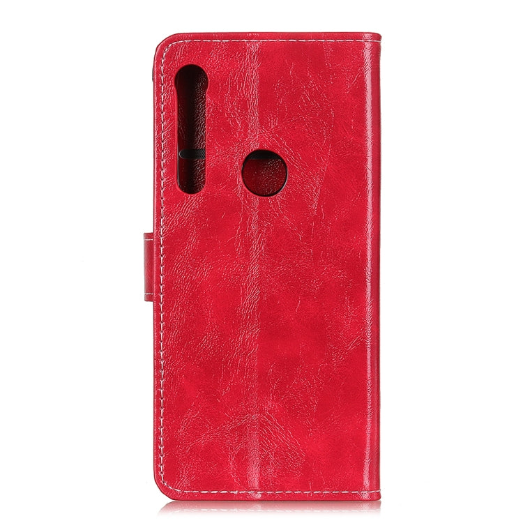 For Motorola One Macro / G8 Play Retro Crazy Horse Texture Horizontal Flip Leather Case with Holder & Card Slots & Photo Frame & Wallet