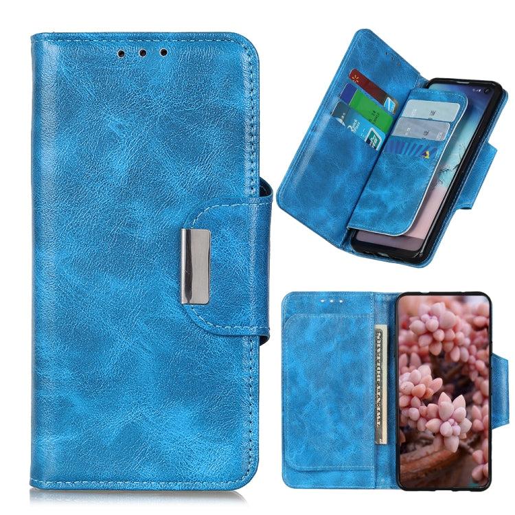 For Sony Xperia 5 III Crazy Horse Texture Magnetic Buckle Horizontal Flip Leather Case with Holder & 6-Card Slots & Wallet