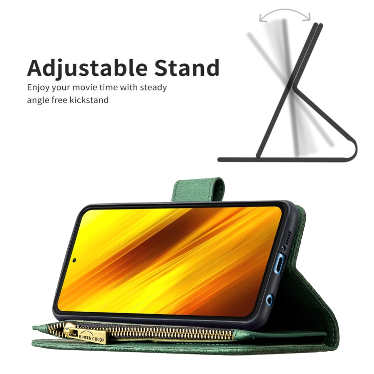 For Xiaomi Poco X3 Flying Butterfly Embossing Pattern Zipper Horizontal Flip Leather Case with Holder & Card Slots & Wallet