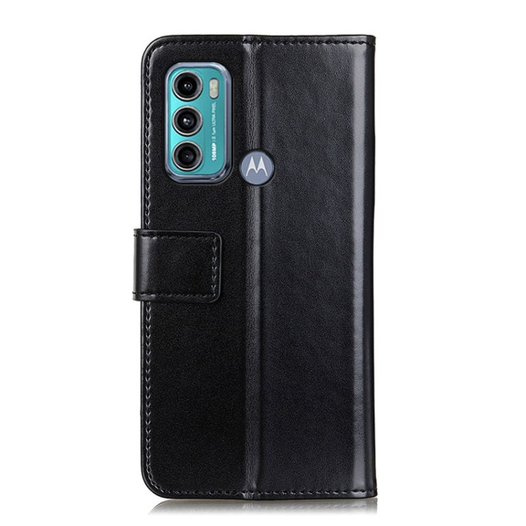 For Motorola Moto G60 / G40 Fusion 3-Color Pearl Texture Magnetic Buckle Horizontal Flip PU Leather Case with Card Slots & Wallet & Holder