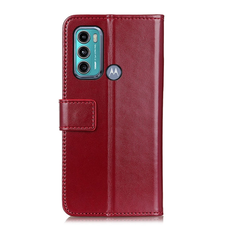 For Motorola Moto G60 / G40 Fusion 3-Color Pearl Texture Magnetic Buckle Horizontal Flip PU Leather Case with Card Slots & Wallet & Holder