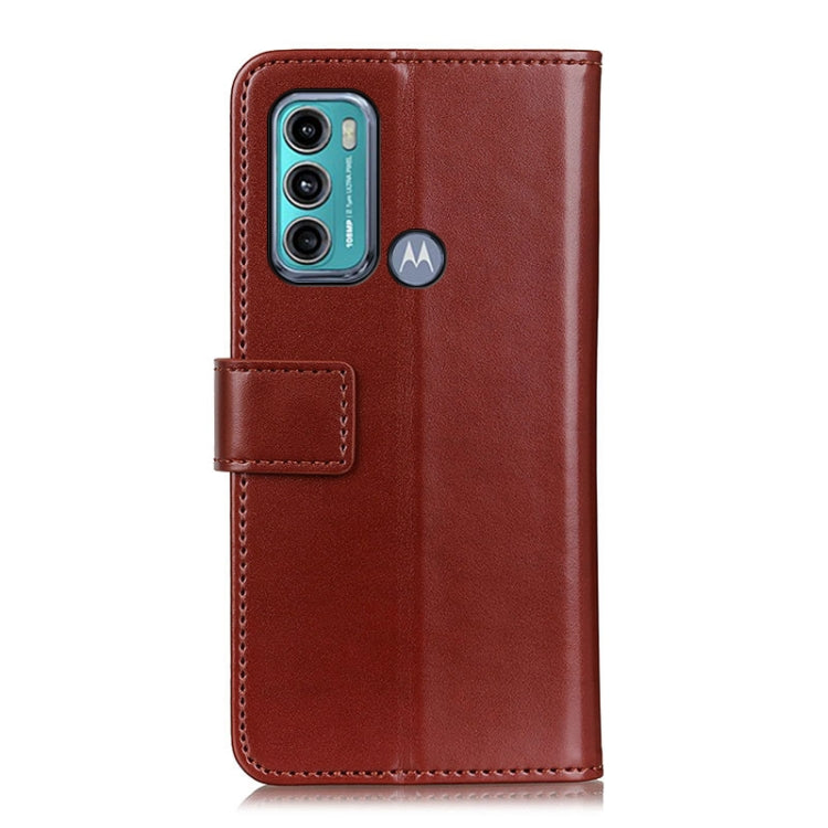 For Motorola Moto G60 / G40 Fusion 3-Color Pearl Texture Magnetic Buckle Horizontal Flip PU Leather Case with Card Slots & Wallet & Holder