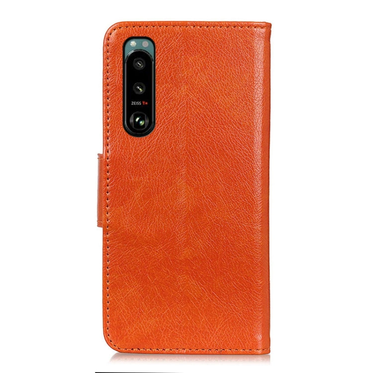 For Sony Xperia 5 III Nappa Texture Horizontal Flip Leather Case with Holder & Card Slots & Wallet