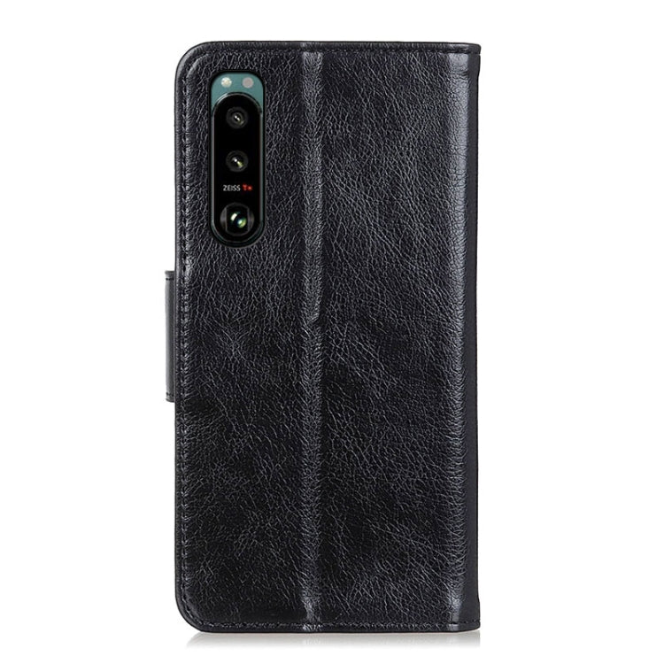 For Sony Xperia 5 III Nappa Texture Horizontal Flip Leather Case with Holder & Card Slots & Wallet