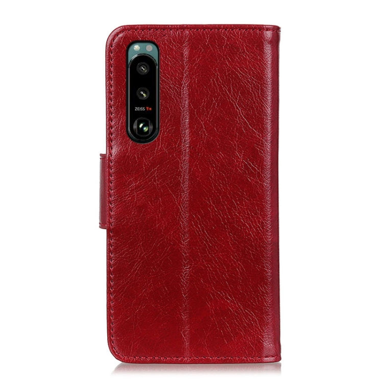 For Sony Xperia 5 III Nappa Texture Horizontal Flip Leather Case with Holder & Card Slots & Wallet