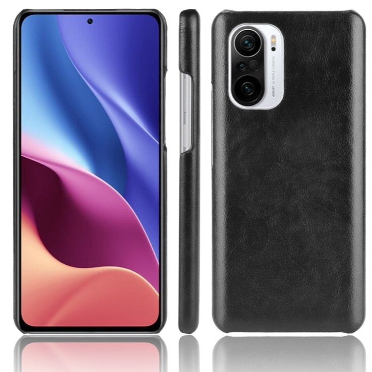 For Xiaomi Redmi K40 / K40 Pro / Poco F3 Shockproof Litchi Texture PC + PU Case
