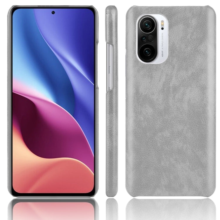 For Xiaomi Redmi K40 / K40 Pro / Poco F3 Shockproof Litchi Texture PC + PU Case
