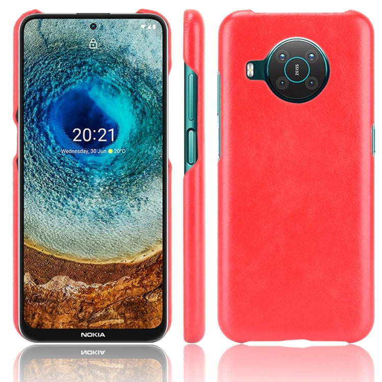 For Nokia X10 / X20 Shockproof Litchi Texture PC + PU Case