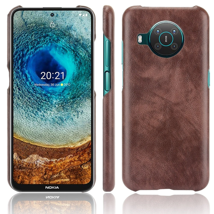 For Nokia X10 / X20 Shockproof Litchi Texture PC + PU Case
