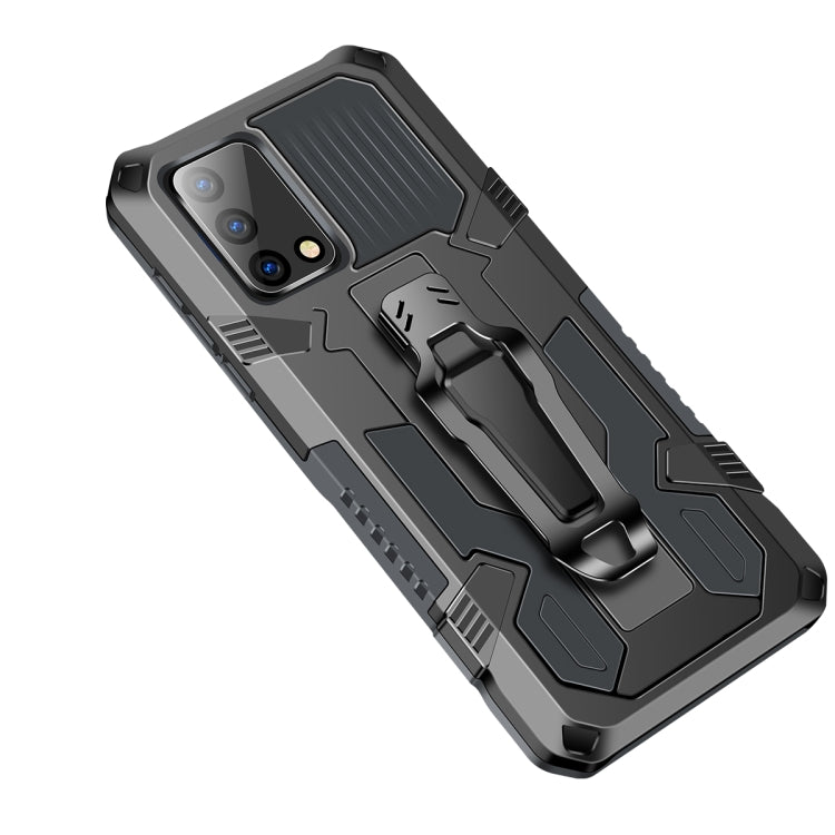 For OPPO A74 4G Armor Warrior Shockproof PC + TPU Protective Case