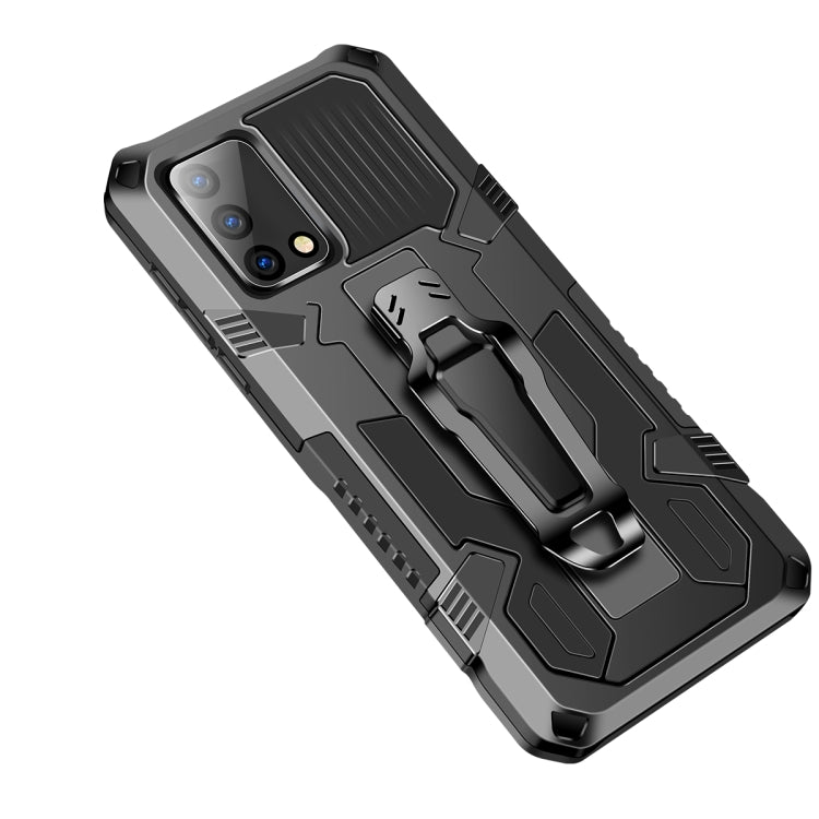 For OPPO A74 4G Armor Warrior Shockproof PC + TPU Protective Case