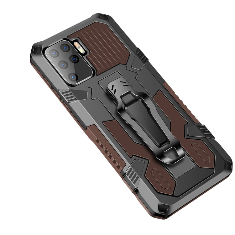 For OPPO A94 Armor Warrior Shockproof PC + TPU Protective Case