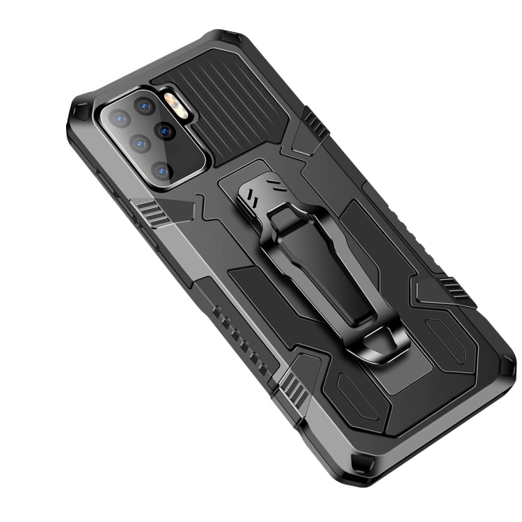 For OPPO A94 Armor Warrior Shockproof PC + TPU Protective Case