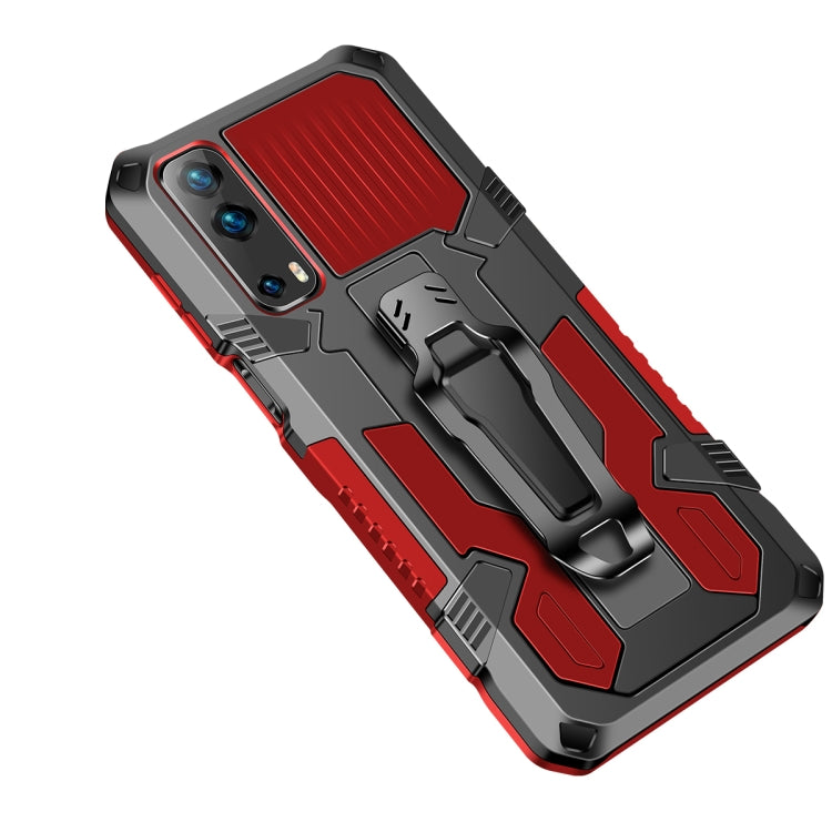 For vivo Y72 5G Armor Warrior Shockproof PC + TPU Protective Case
