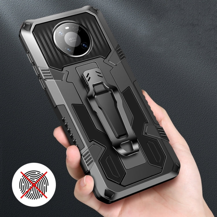 For vivo Y72 5G Armor Warrior Shockproof PC + TPU Protective Case