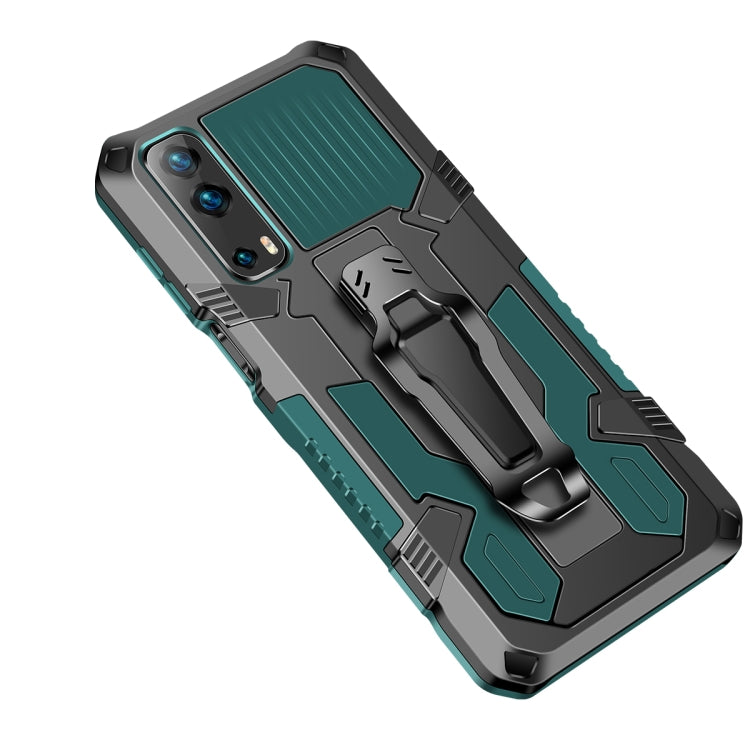For vivo Y72 5G Armor Warrior Shockproof PC + TPU Protective Case