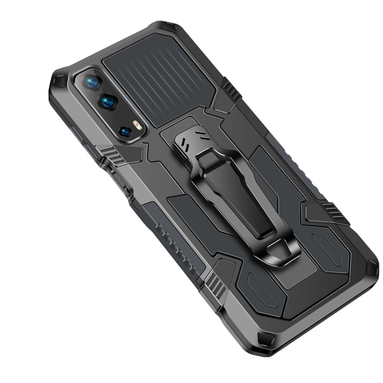 For vivo Y72 5G Armor Warrior Shockproof PC + TPU Protective Case