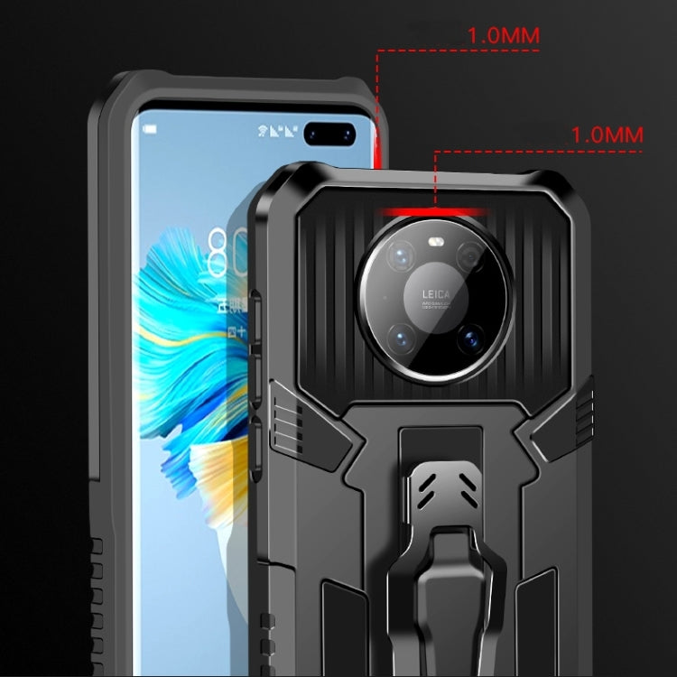 For vivo Y72 5G Armor Warrior Shockproof PC + TPU Protective Case