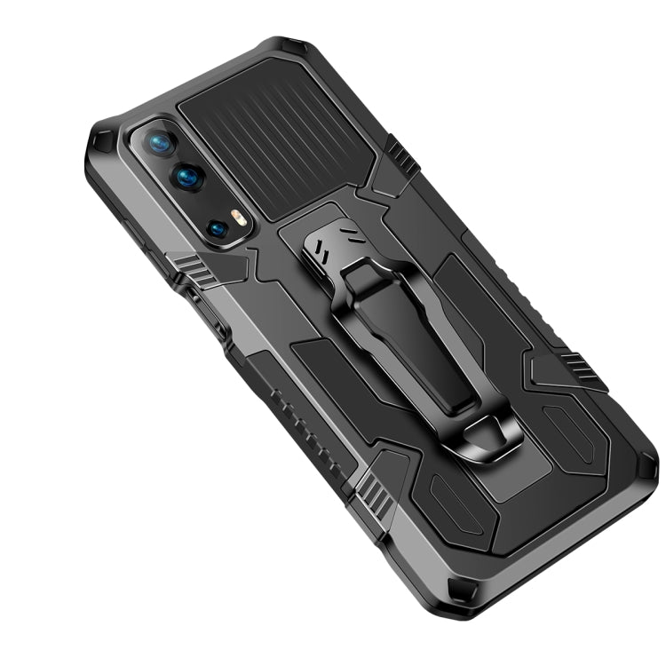 For vivo Y72 5G Armor Warrior Shockproof PC + TPU Protective Case