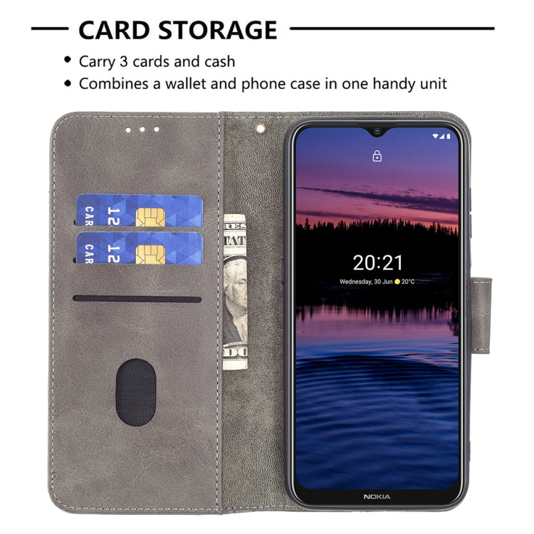 For Nokia G20 / G10 Matching Color Crocodile Texture Horizontal Flip PU Leather Case with Wallet & Holder & Card Slots