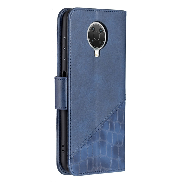 For Nokia G20 / G10 Matching Color Crocodile Texture Horizontal Flip PU Leather Case with Wallet & Holder & Card Slots