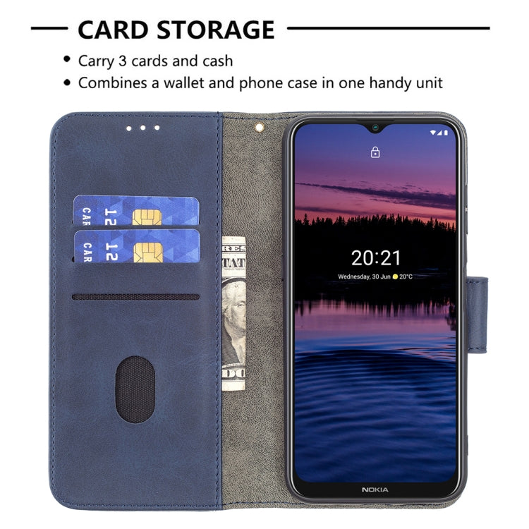 For Nokia G20 / G10 Matching Color Crocodile Texture Horizontal Flip PU Leather Case with Wallet & Holder & Card Slots