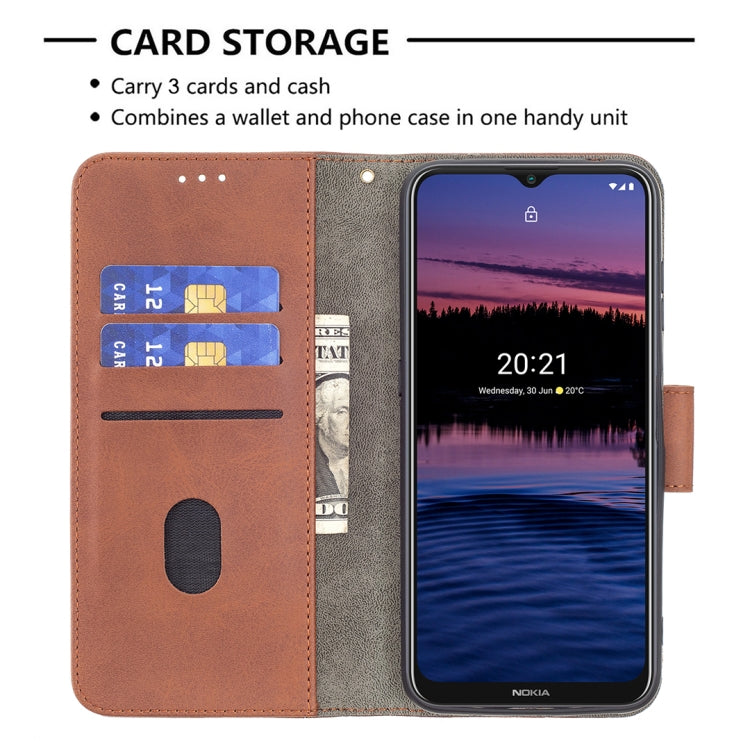 For Nokia G20 / G10 Matching Color Crocodile Texture Horizontal Flip PU Leather Case with Wallet & Holder & Card Slots