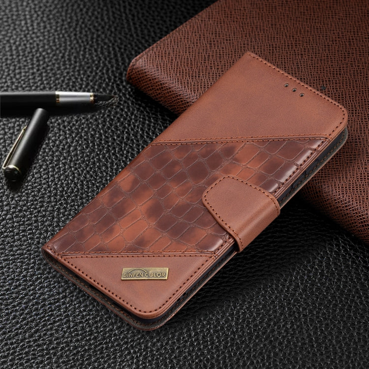 For Nokia G20 / G10 Matching Color Crocodile Texture Horizontal Flip PU Leather Case with Wallet & Holder & Card Slots