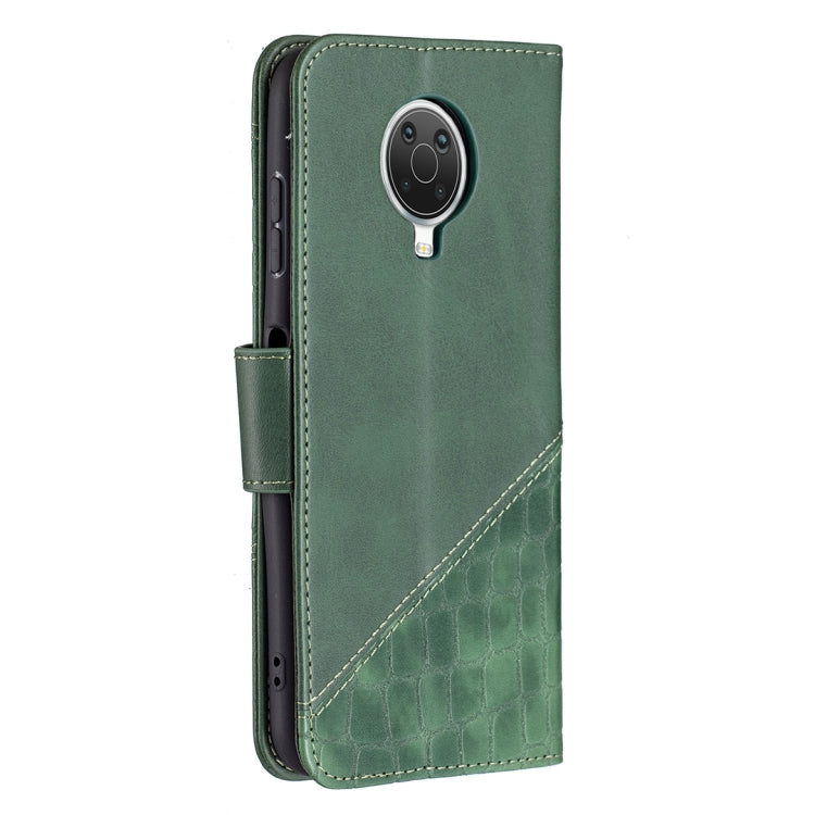 For Nokia G20 / G10 Matching Color Crocodile Texture Horizontal Flip PU Leather Case with Wallet & Holder & Card Slots