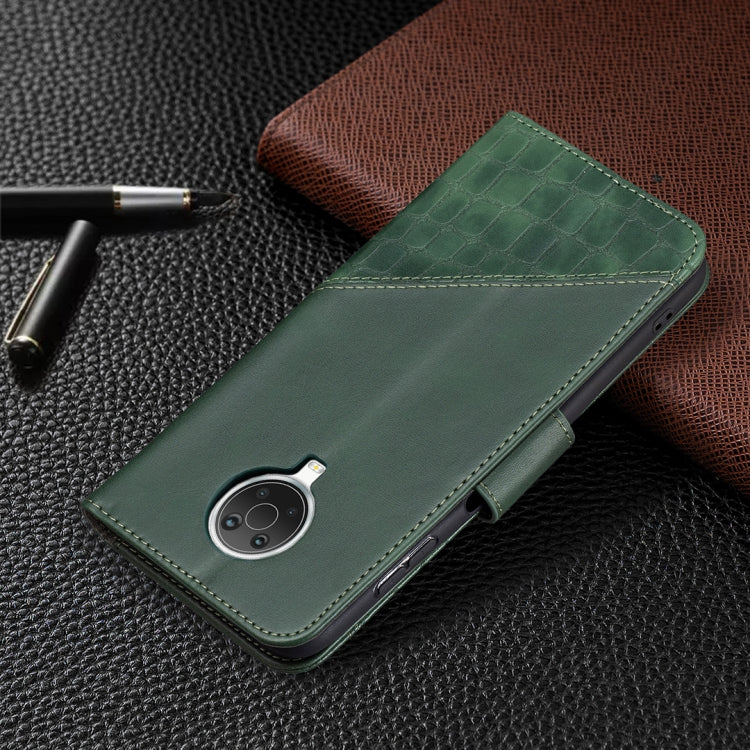 For Nokia G20 / G10 Matching Color Crocodile Texture Horizontal Flip PU Leather Case with Wallet & Holder & Card Slots
