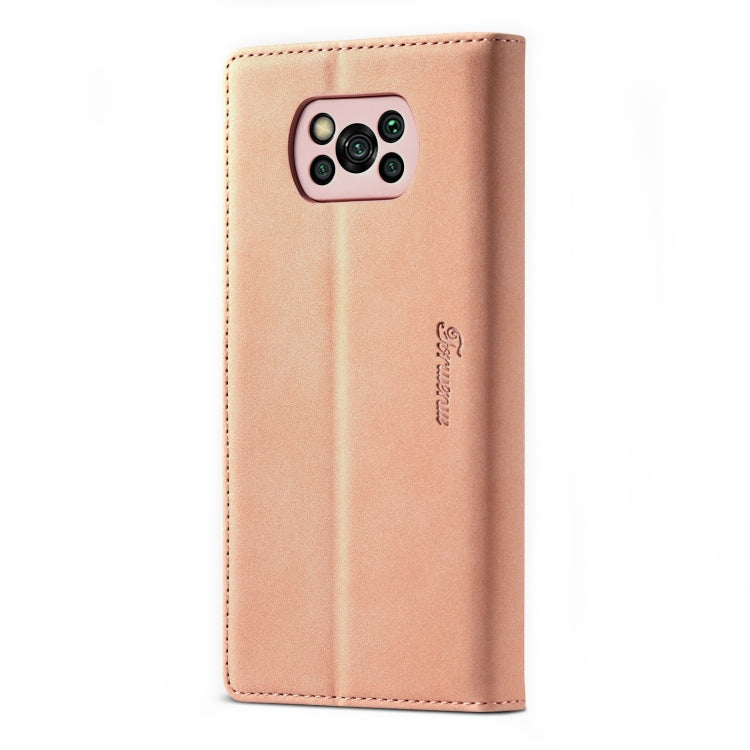 For Xiaomi Poco X3 / X3 NFC / X3 Pro Forwenw F1 Series Matte Strong Magnetism Horizontal Flip Leather Case with Holder & Card Slots & Wallet & Photo Frame