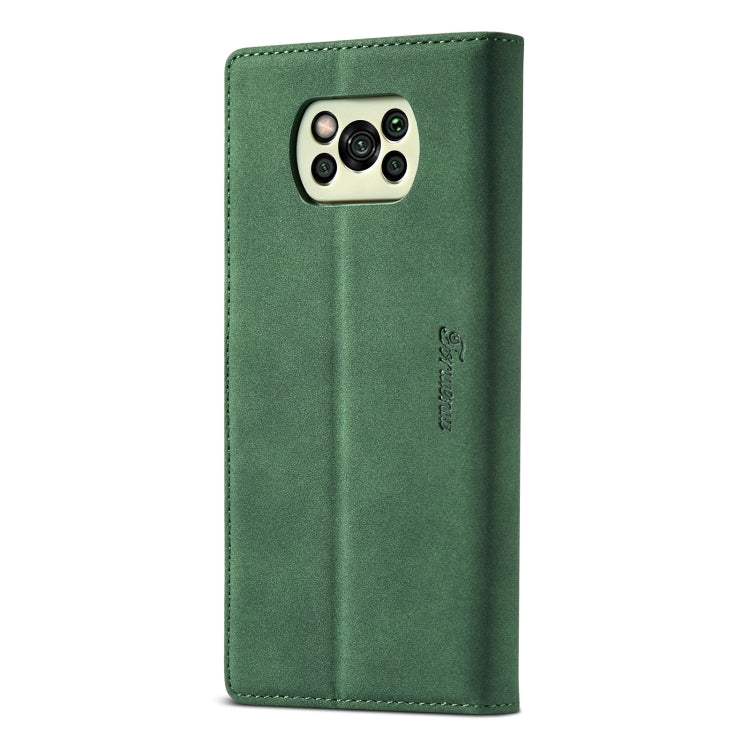For Xiaomi Poco X3 / X3 NFC / X3 Pro Forwenw F1 Series Matte Strong Magnetism Horizontal Flip Leather Case with Holder & Card Slots & Wallet & Photo Frame