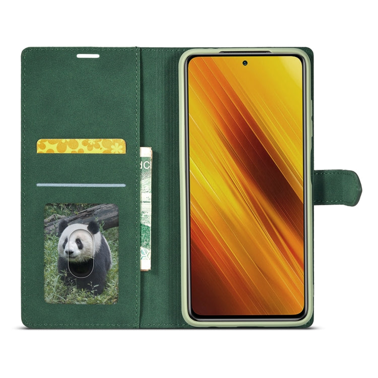 For Xiaomi Poco X3 / X3 NFC / X3 Pro Forwenw F1 Series Matte Strong Magnetism Horizontal Flip Leather Case with Holder & Card Slots & Wallet & Photo Frame