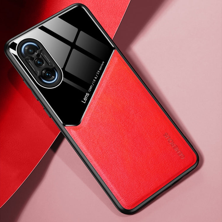 For Xiaomi Redmi K40 Gaming Edition 5G All-inclusive Leather + Organic Glass Protective Case with Metal Iron Sheet