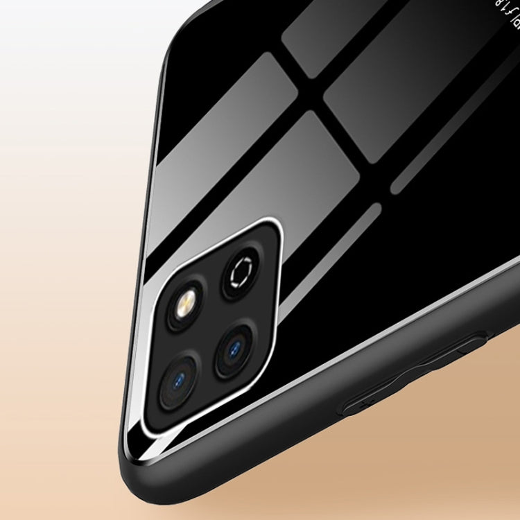 For Honor Play 20 All-inclusive Leather + Organic Glass Protective Case with Metal Iron Sheet