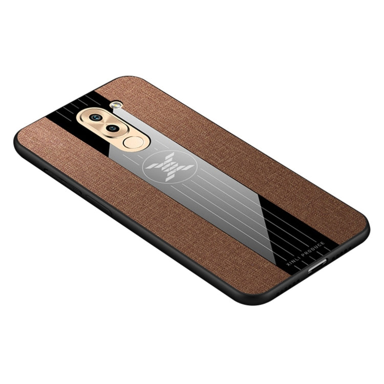 For Huawei Honor 6X XINLI Stitching Cloth Textue Shockproof TPU Protective Case