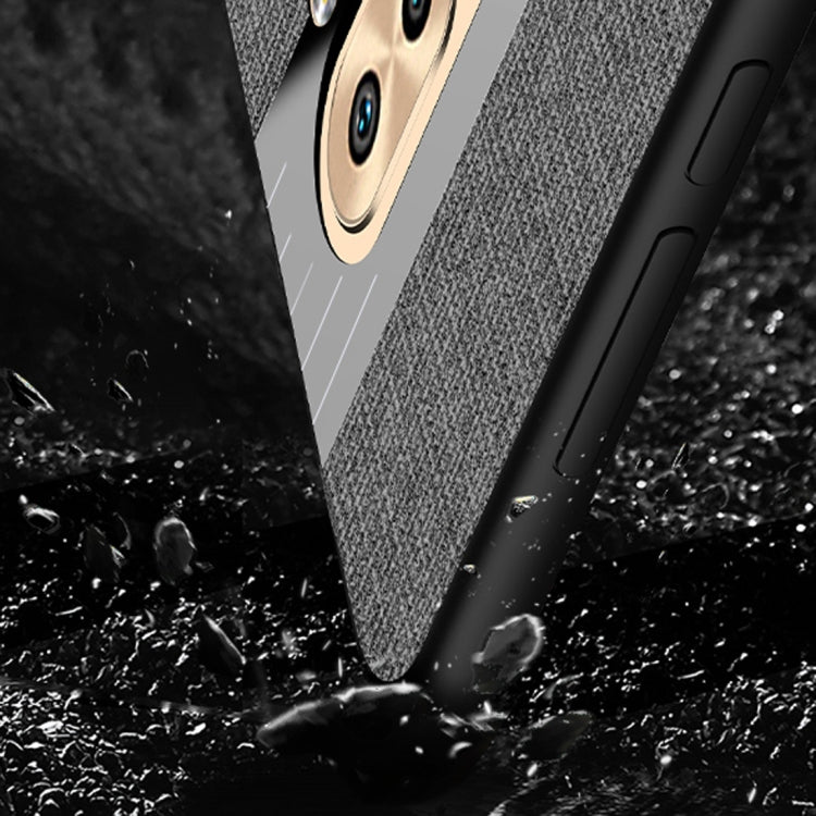For Huawei Honor 6X XINLI Stitching Cloth Textue Shockproof TPU Protective Case