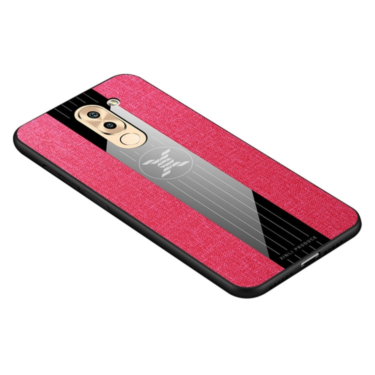 For Huawei Honor 6X XINLI Stitching Cloth Textue Shockproof TPU Protective Case