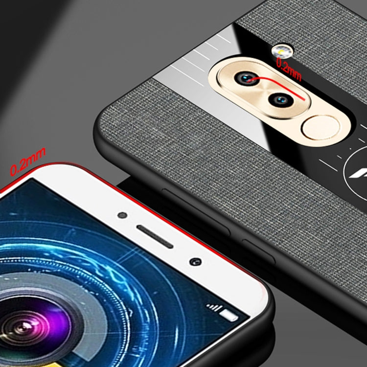 For Huawei Honor 6X XINLI Stitching Cloth Textue Shockproof TPU Protective Case