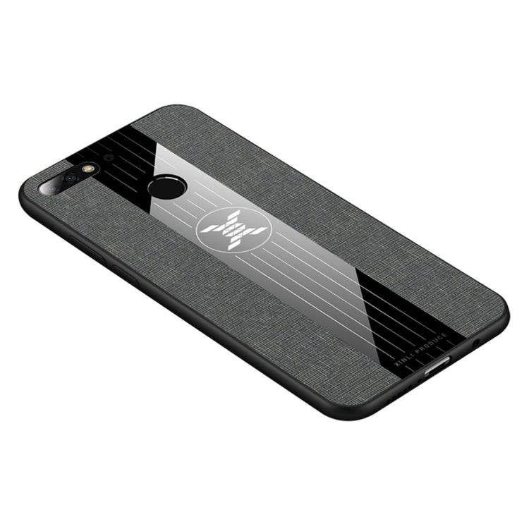 For Huawei Honor 7C / Enjoy 8 XINLI Stitching Cloth Textue Shockproof TPU Protective Case