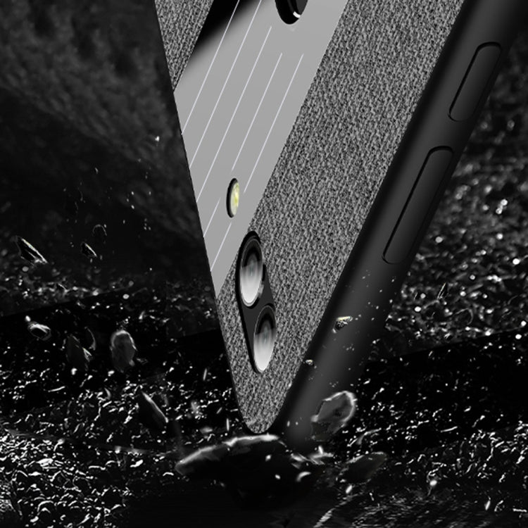 For Huawei Honor 7C / Enjoy 8 XINLI Stitching Cloth Textue Shockproof TPU Protective Case