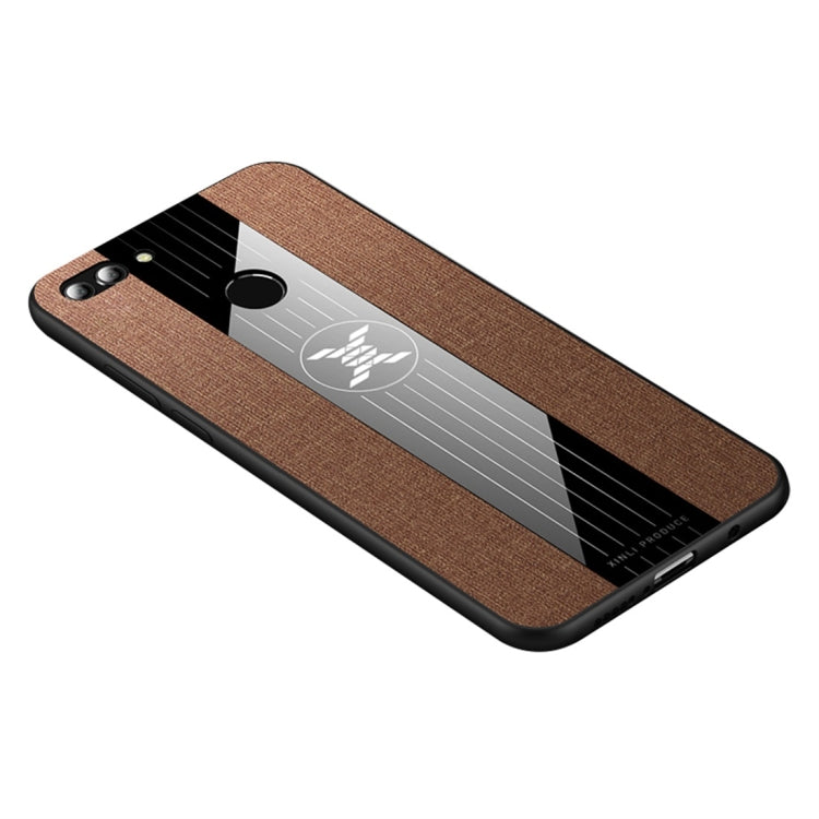 For Huawei Enjoy 8 Plus XINLI Stitching Cloth Textue Shockproof TPU Protective Case