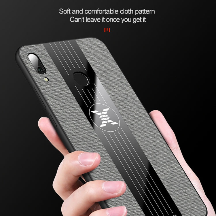 For Huawei Enjoy 9 XINLI Stitching Cloth Textue Shockproof TPU Protective Case