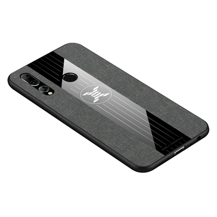 For Huawei Enjoy 9s XINLI Stitching Cloth Textue Shockproof TPU Protective Case
